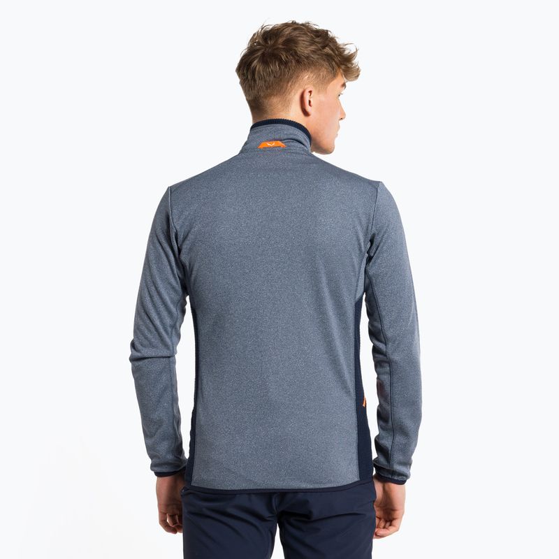 Hanorac bărbătesc Salewa Puez Hybrid PL FZ fleece sweatshirt navy-grey 00-0000027388 3