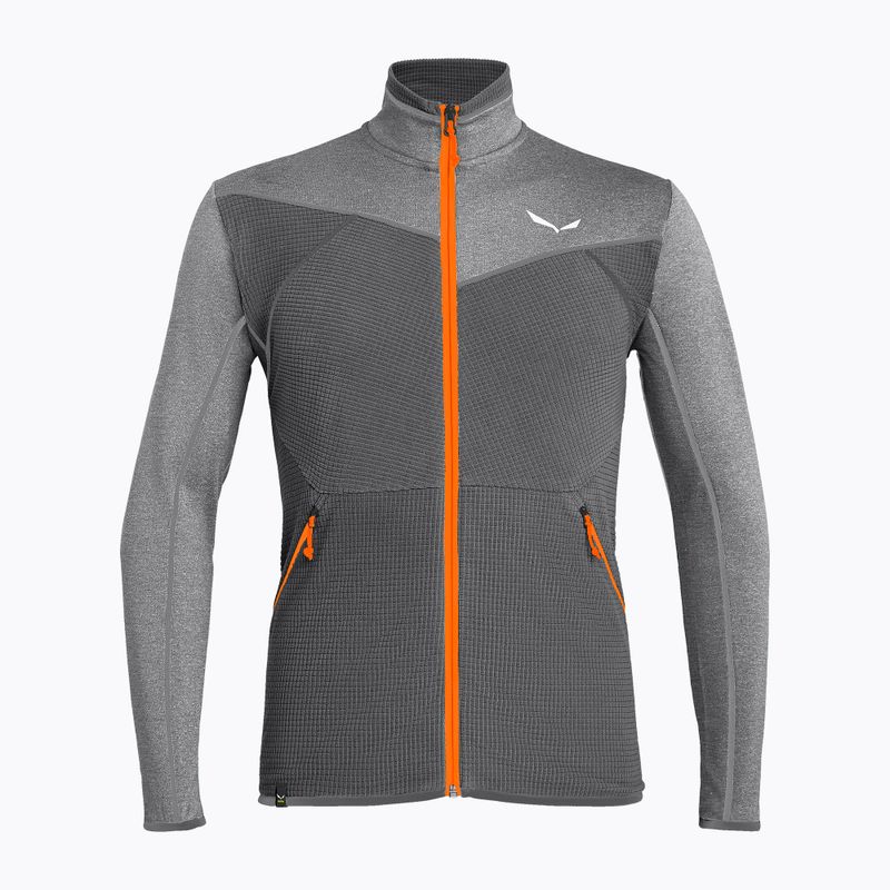Hanorac bărbătesc Salewa Puez Hybrid PL FZ fleece gri 00-0000027388 4