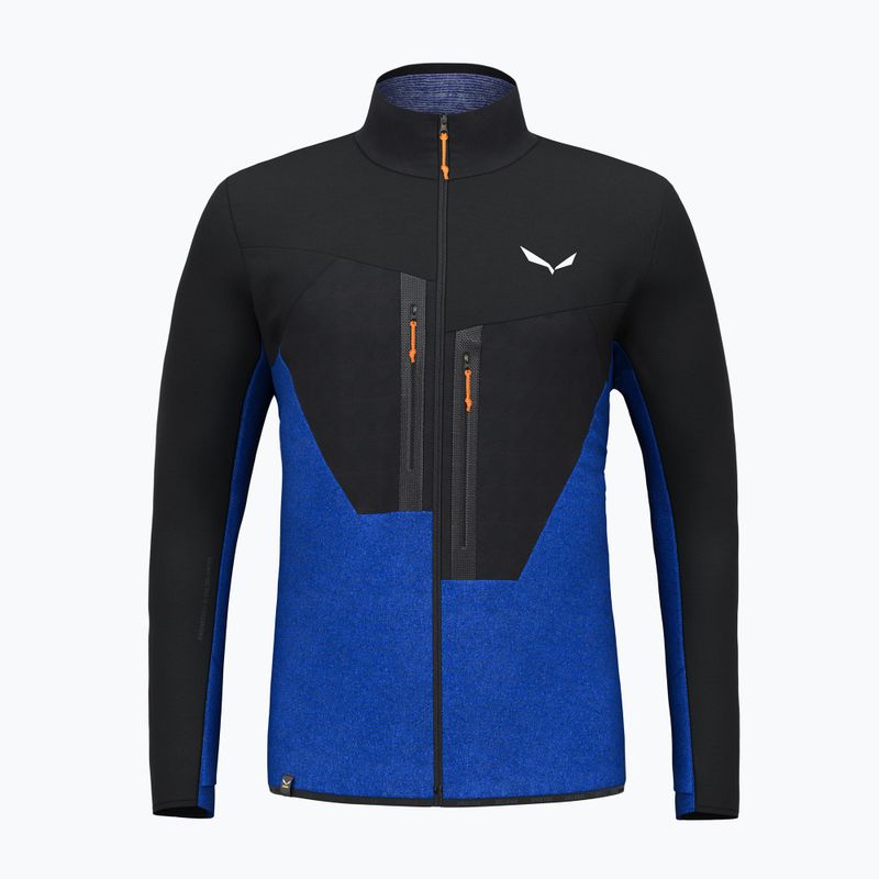 Hanorac bărbătesc Salewa Ortles AM fleece sweatshirt negru-albastru 00-0000028178