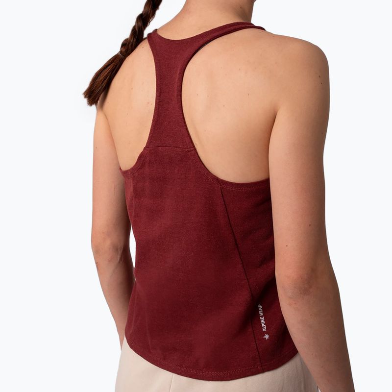 Salewa cămașă de alpinism pentru femei Lavaredo Hemp Crop Tank roșu 00-0000028369 4