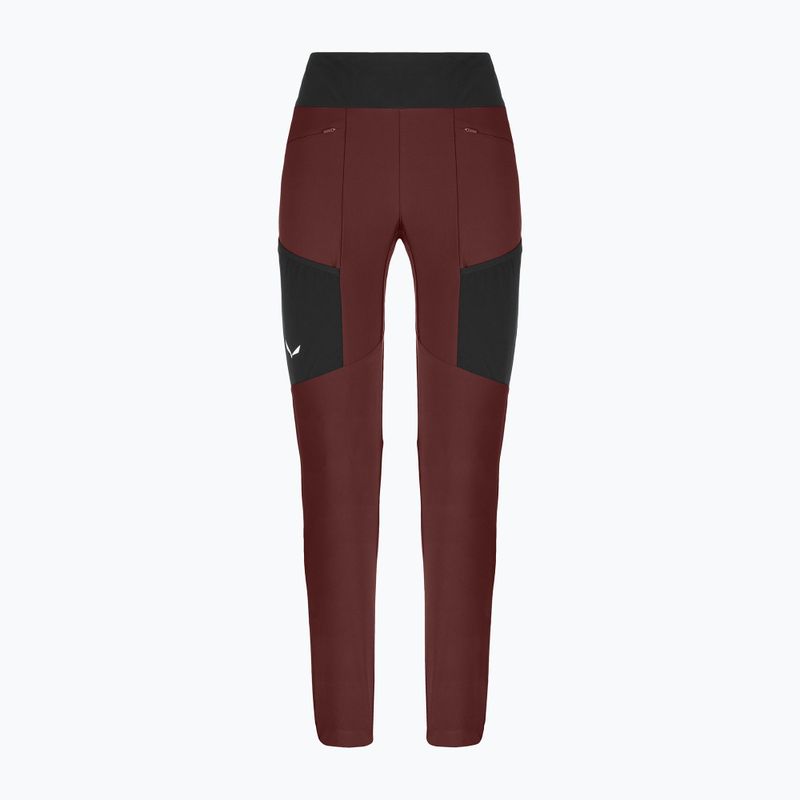 Pantaloni softshell pentru femei Salewa Puez DST Warm Cargo roșu 00-0000028483 3