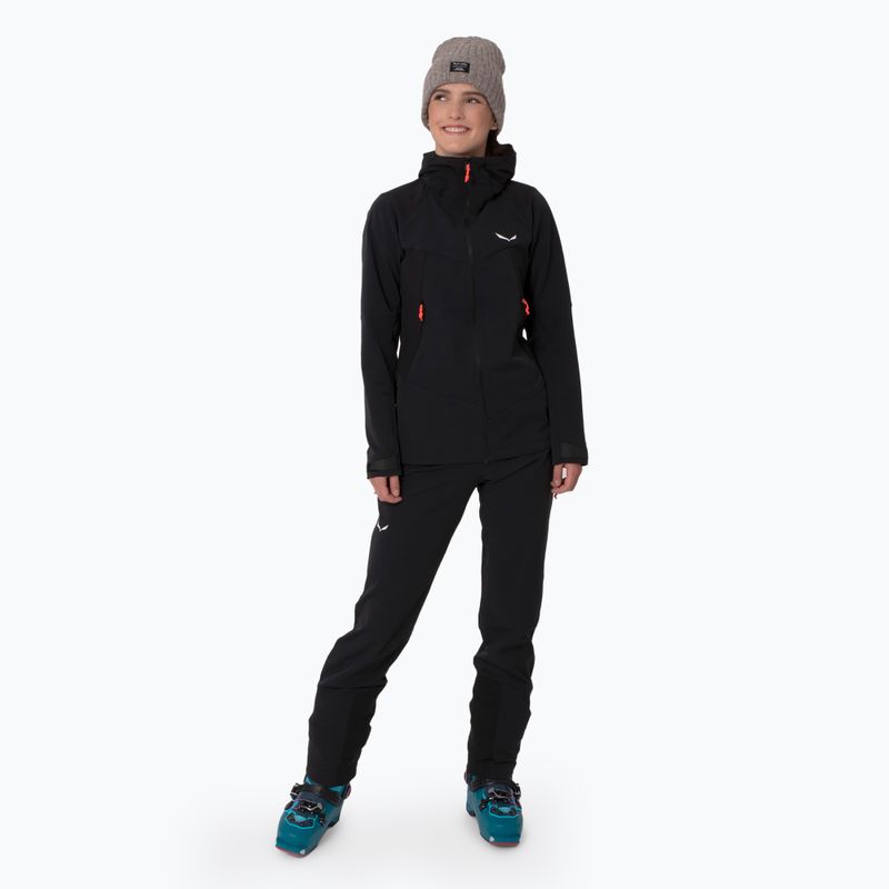 Geacă softshell pentru femei Salewa Sella DST black out 2