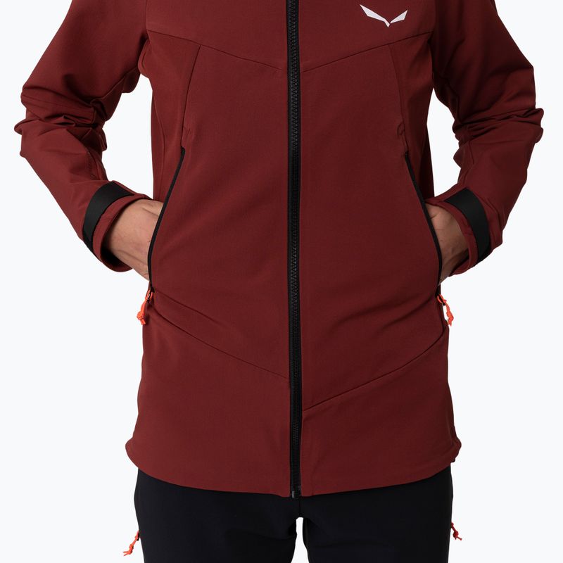 Geacă softshell pentru femei Salewa Sella DST syrah 4