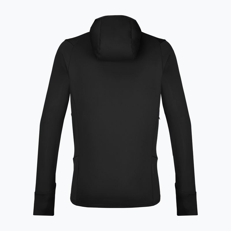 Bluză de trekking pentru bărbați Salewa Puez PL Hooded black out 2