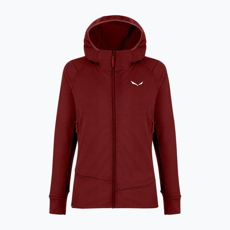 Salewa bluză de trekking pentru femei Puez Polarlite cu glugă roșu 00-0000028522 7
