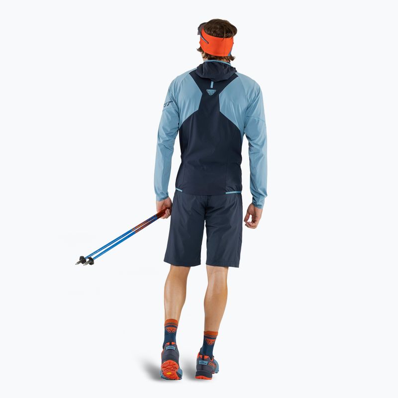 DYNAFIT Traverse Dynastretch pentru bărbați - geacă de vânt albastru furtună 3
