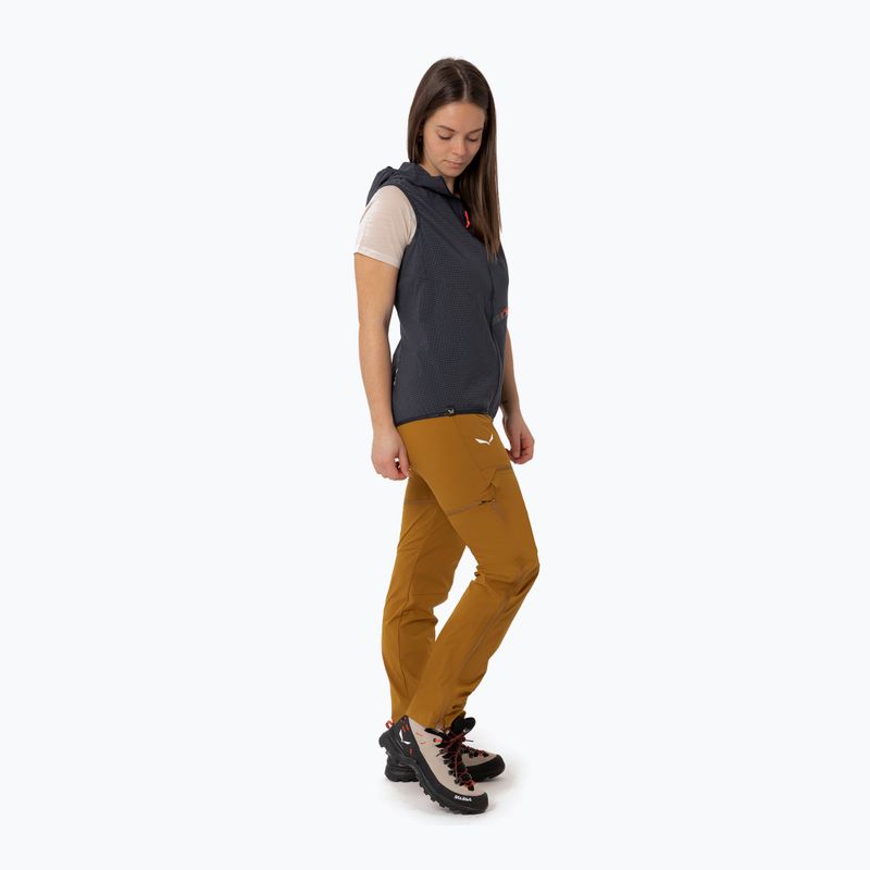 Pantaloni de trekking pentru femei Salewa Talvena 2 DST golden brown 2