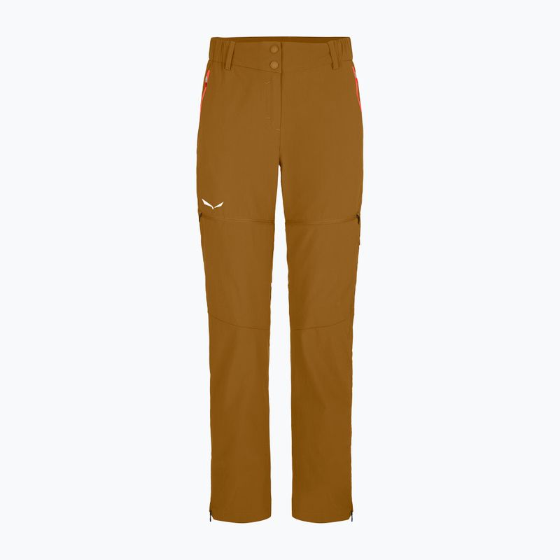 Pantaloni de trekking pentru femei Salewa Talvena 2 DST golden brown 7