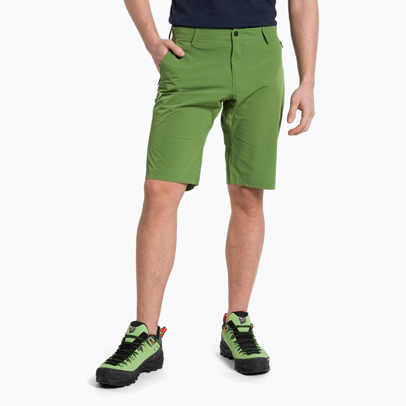 Pantaloni scurți de drumeție pentru bărbați Salewa Talveno DST verde deschis 00-0000027064