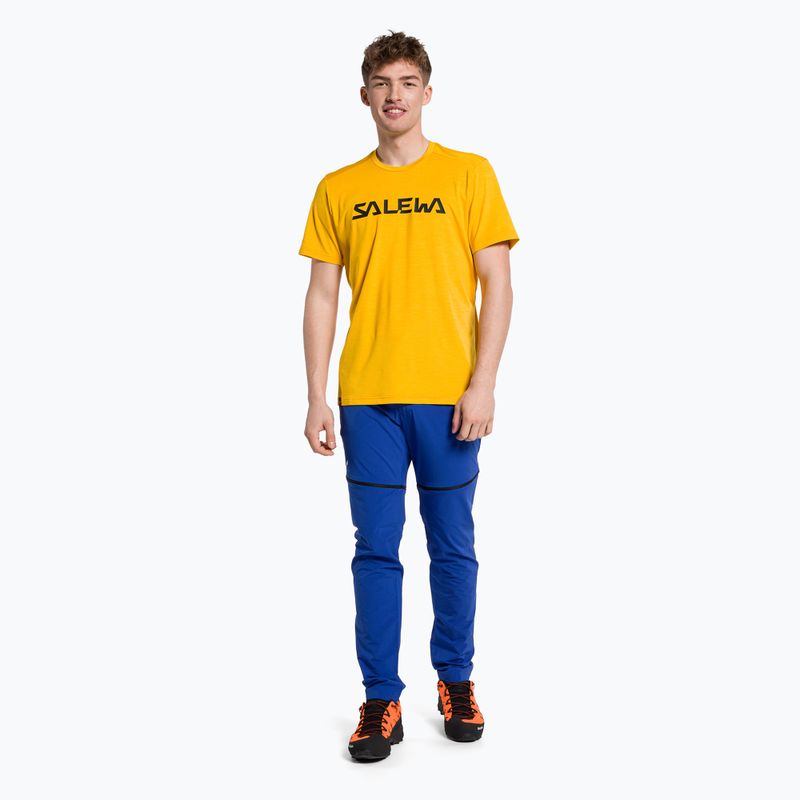 Cămașă de trekking pentru bărbați Salewa Puez Hybrid 2 Dry galben 27397 2