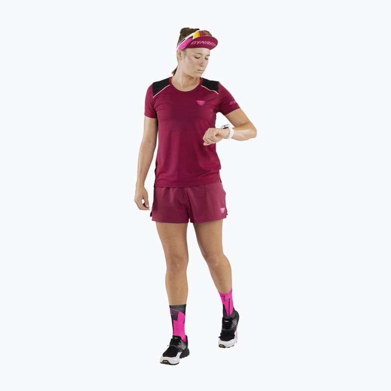 Tricou de alergare DYNAFIT Sky roșu pentru femei 08-0000071650