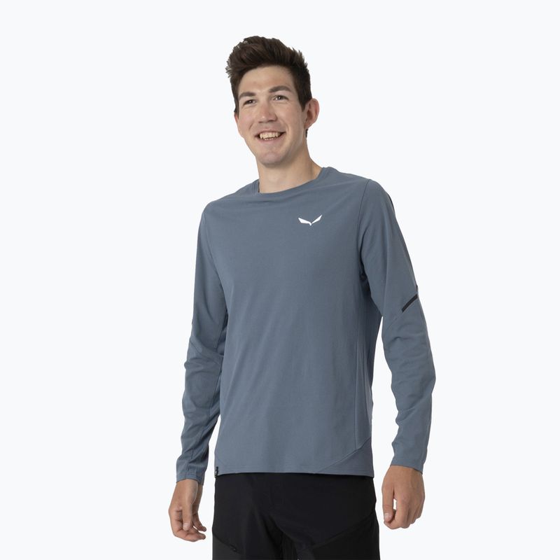 Longsleeve pentru bărbați Salewa Pedroc Dry java blue