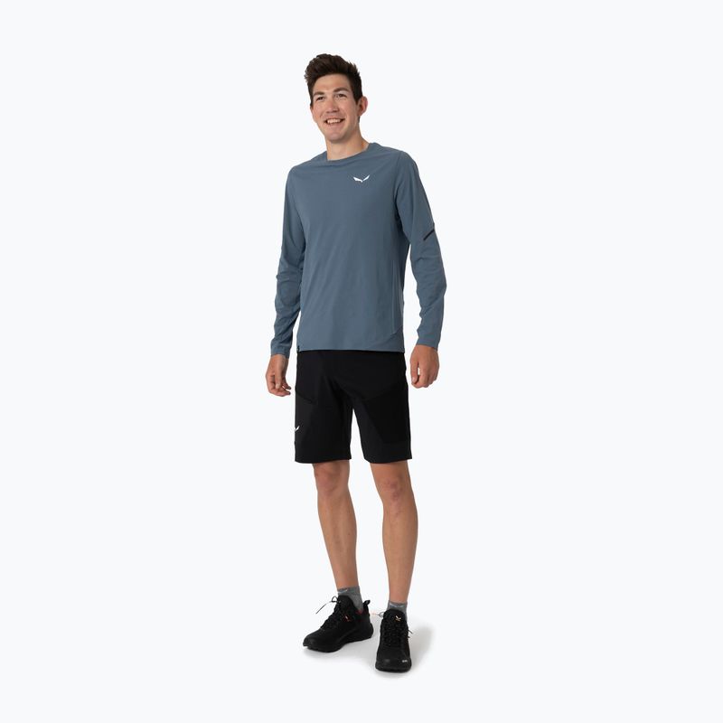 Longsleeve pentru bărbați Salewa Pedroc Dry java blue 2