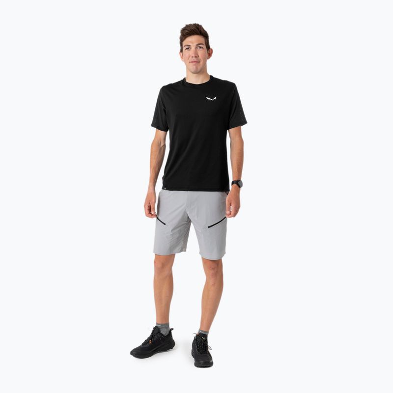 Tricou pentru bărbați Salewa Pedroc Dry Mesh black out 2