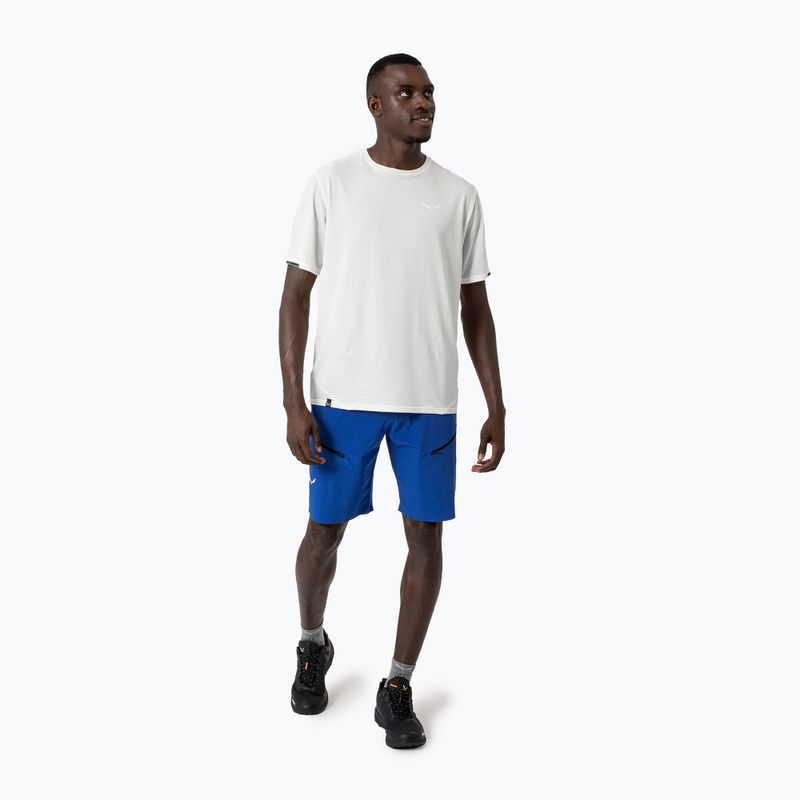 Tricou pentru bărbați Salewa Pedroc Dry Mesh white 2