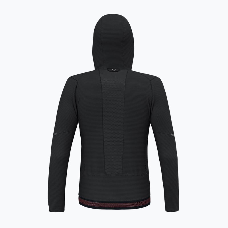 Bluză de trekking pentru bărbați Salewa Pedroc PL Hooded black out 2