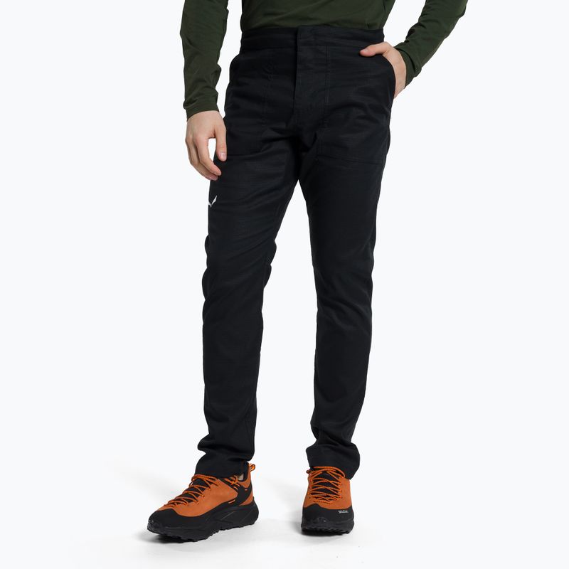 Pantaloni de alpinism pentru bărbați Salewa Lavaredo Hemp Ripstop negru 00-0000028550