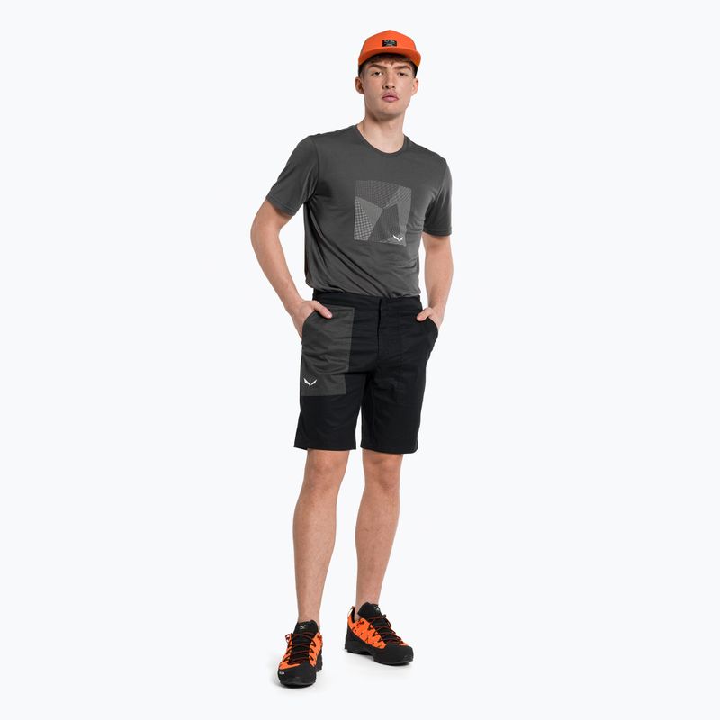 Salewa Lavaredo Hemp Ripstop pantaloni scurți de alpinism pentru bărbați negru 00-0000028552 2