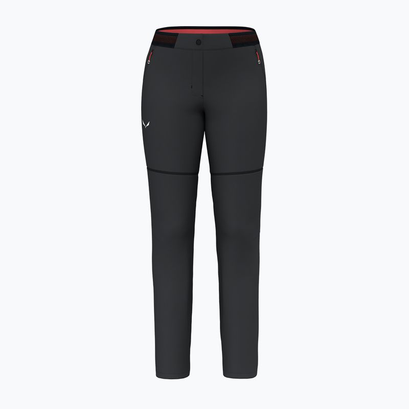 Pantaloni de trekking pentru femei Salewa Pedroc 2 DST 2/1 negru 00-0000028588