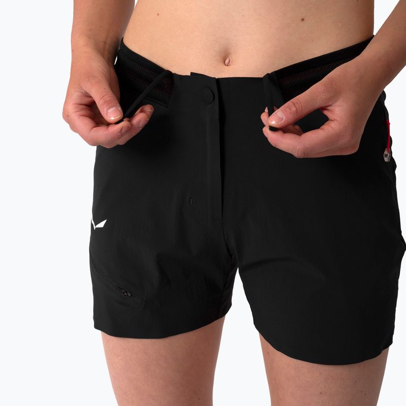 Pantaloni scurți de trekking pentru femei Salewa Pedroc Pro Dst Cargo black out 4