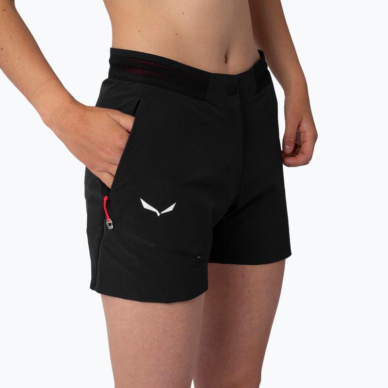 Pantaloni scurți de trekking pentru femei Salewa Pedroc Pro Dst Cargo black out 6