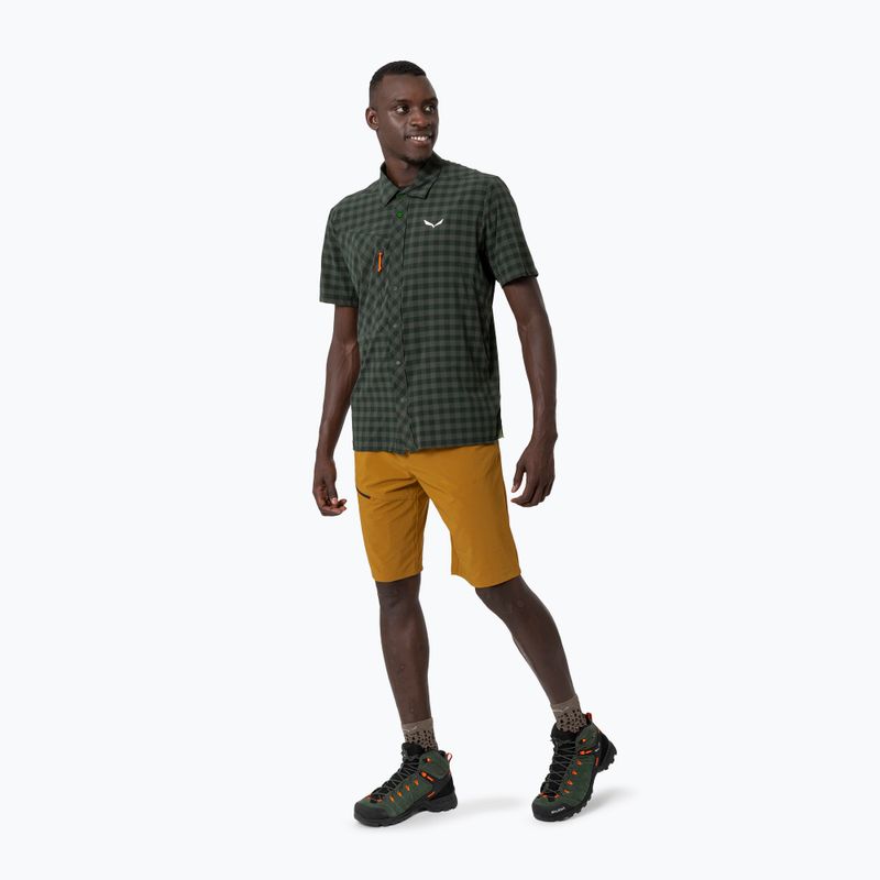 Cămașă pentru bărbați Salewa Puez Dry S/S dark olive 4