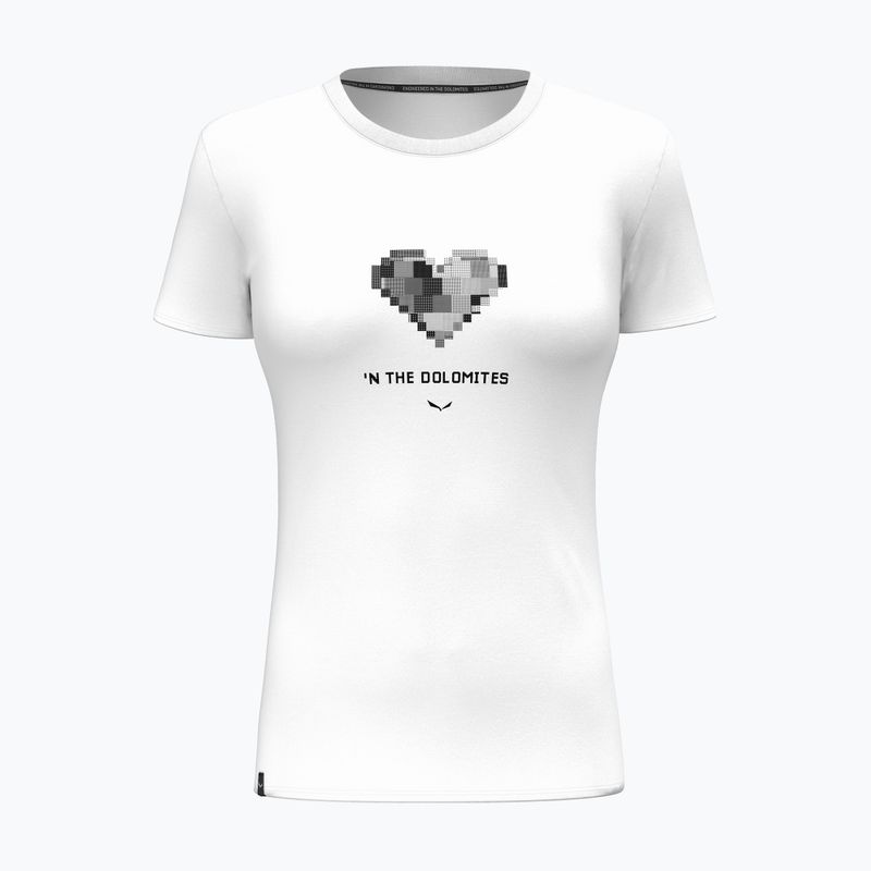 Tricou pentru femei  Salewa Pure Heart Dry white