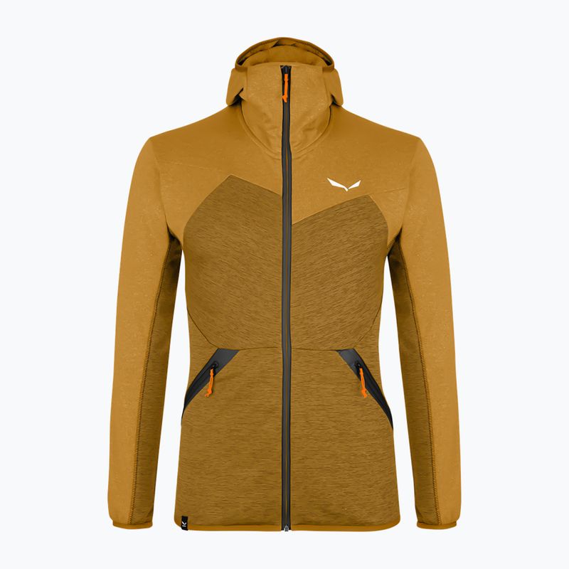 Hanorac bărbătesc Salewa Puez Melange PL FZ Hoody maro 00-0000027386 5