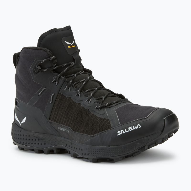 Încălțăminte de trekking pentru bărbați Salewa Pedroc Pro Mid Ptx black/black