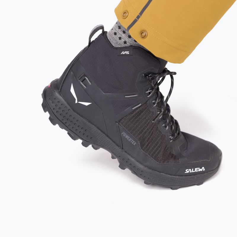 Încălțăminte de trekking pentru bărbați Salewa Pedroc Pro Mid Ptx black/black 10