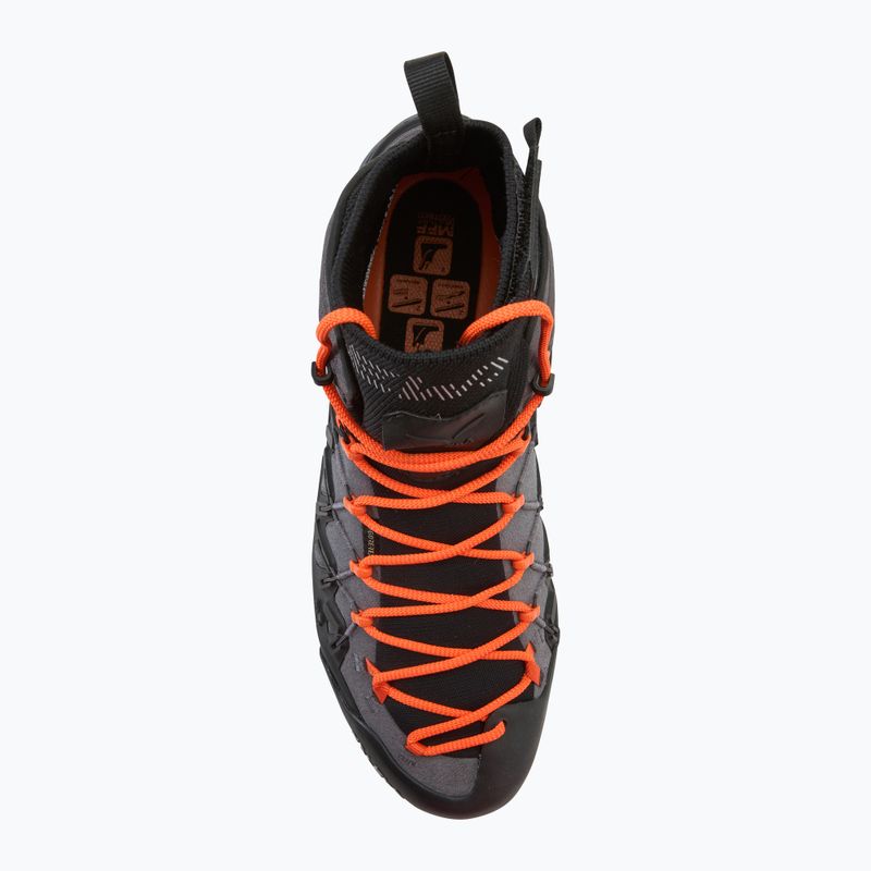 Încălțăminte de abordare pentru bărbați Salewa Wildfire Edge Mid GTX quiet shade/onyx 5