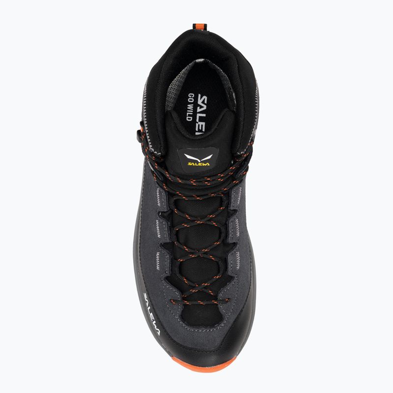 Încălțăminte de trekking pentru copii Salewa MTN Trainer 2 Mid PTX onyx/alloy 5