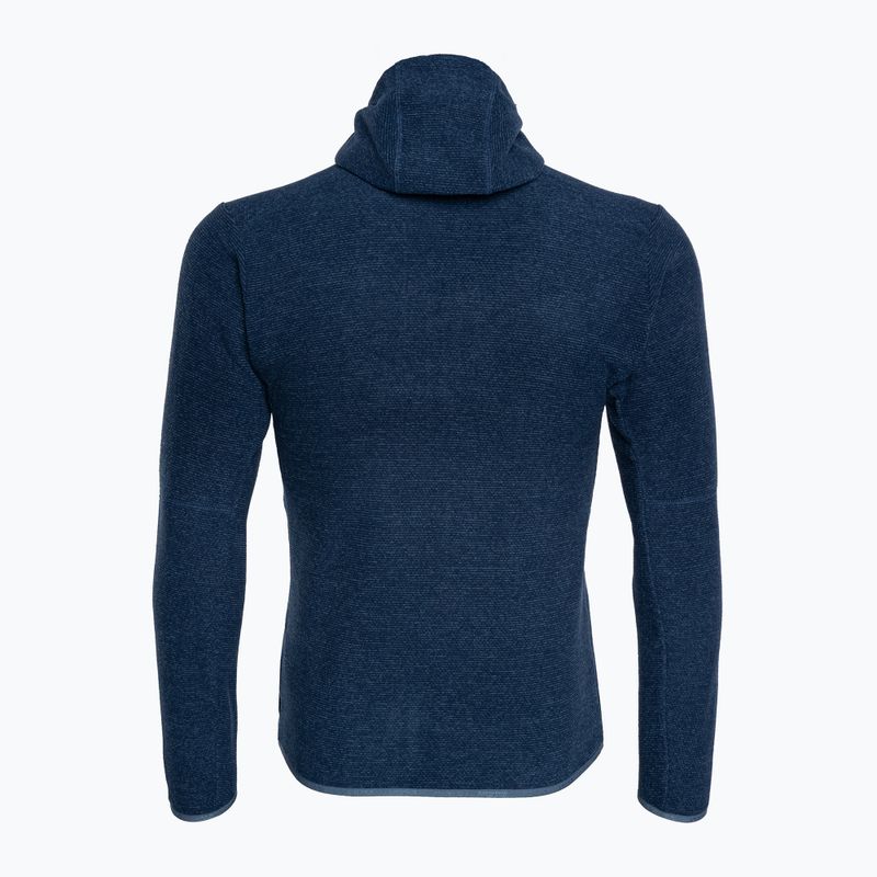 Hanorac bărbătesc Salewa Nuvolo EN fleece sweatshirt melange denim închis 2