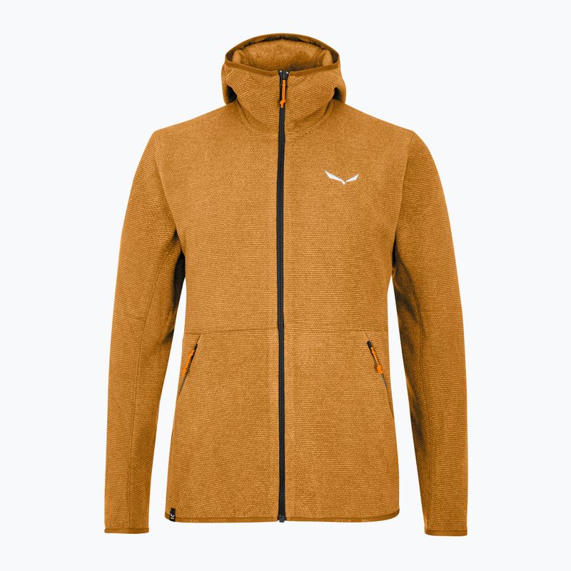Hanorac bărbătesc Salewa Nuvolo EN fleece sweatshirt maro auriu melange 5