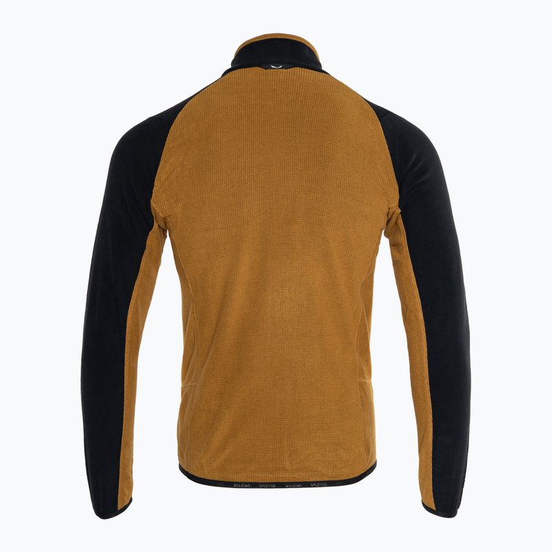 Hanorac bărbătesc Salewa Paganella EN fleece sweatshirt maro auriu 2