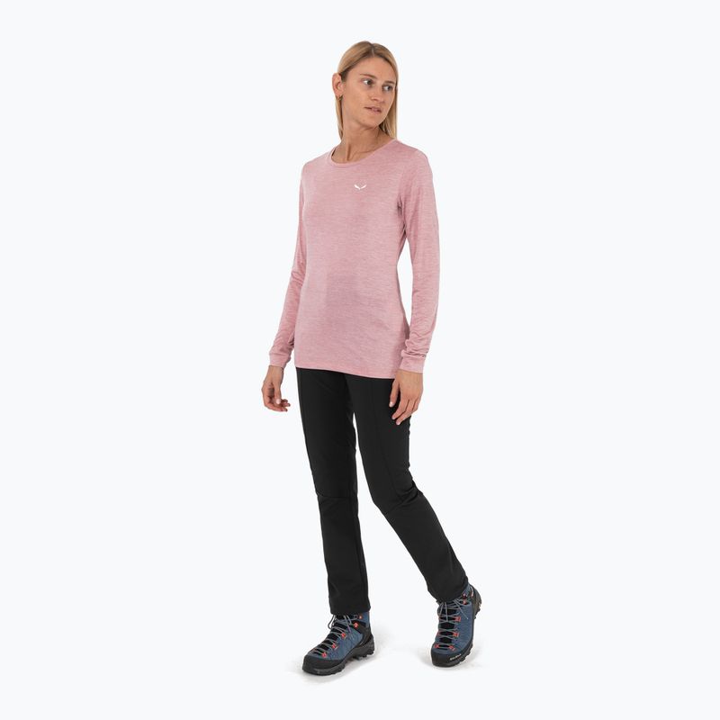 Pantaloni de trekking pentru femei Salewa Terminal DST black out 2