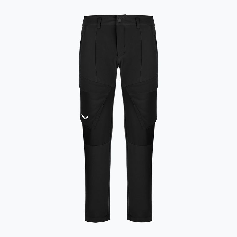 Pantaloni softshell pentru bărbați  Salewa Puez DST Warm Cargo black out