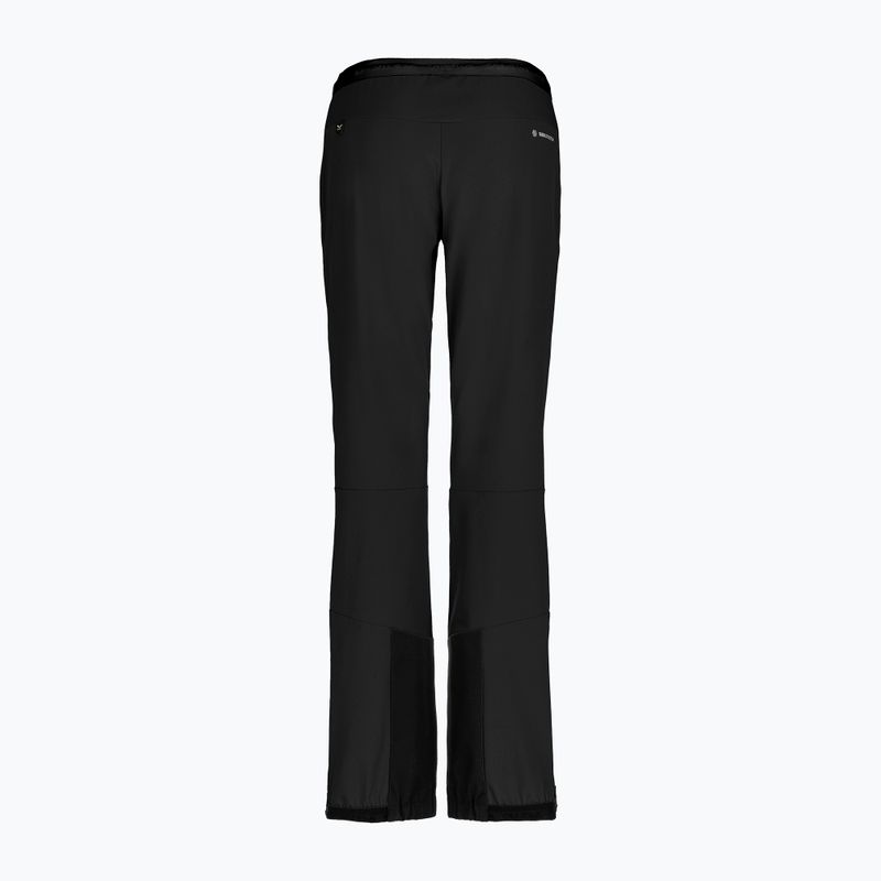 Pantaloni softshell pentru femei Salewa Sella DST Lights negru afară 2