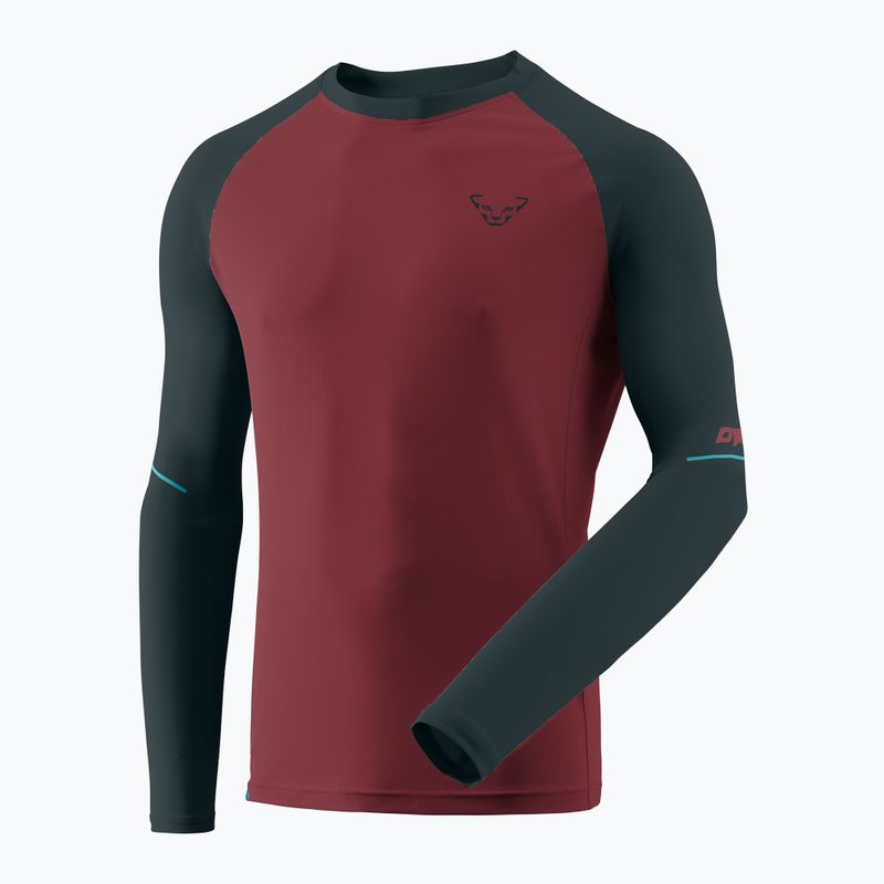 Longsleeve de alergat pentru bărbați DYNAFIT Alpine Pro burgundy 3