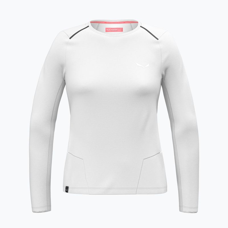 Longsleeve de trekking pentru femei Salewa Pedroc Dry Tee white