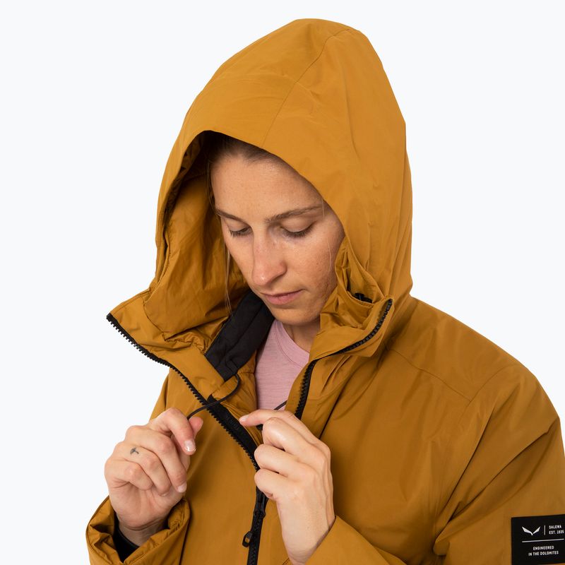 Palton de iarnă pentru femei Salewa Fanes 2L PTX Parka golden brown 4