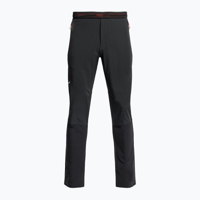 Pantaloni bărbătești de trekking Salewa Pedroc 2 Dst Hyb negru out