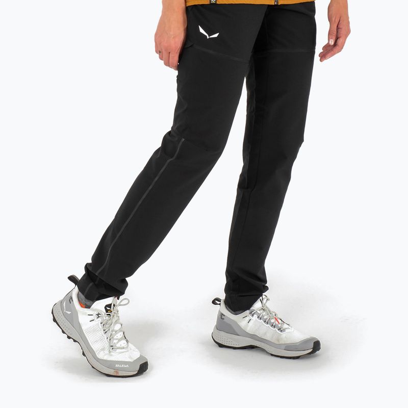 Pantaloni de trekking pentru femei Salewa Pedroc 2 DST 2/1 negru out