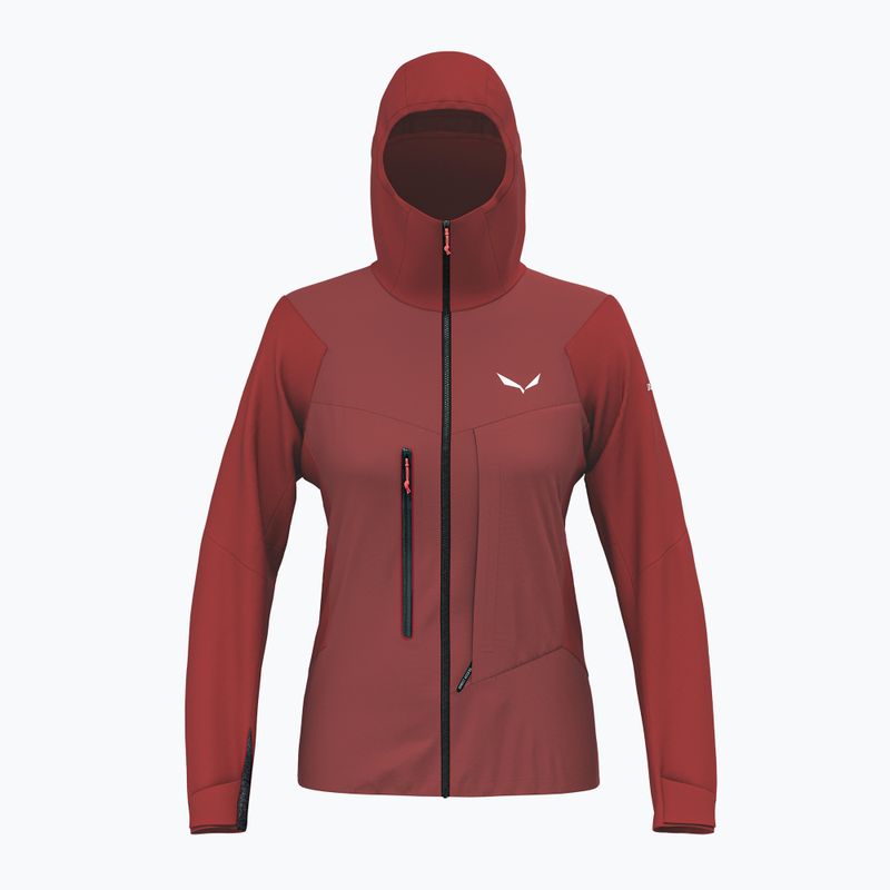 Geacă softshell pentru femei Salewa Sella DST Hyb syrah 8