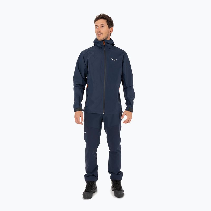 Geacă de ploaie pentru bărbați Salewa Puez Aqua 4 PTX 2.5L navy blazer/0910 2