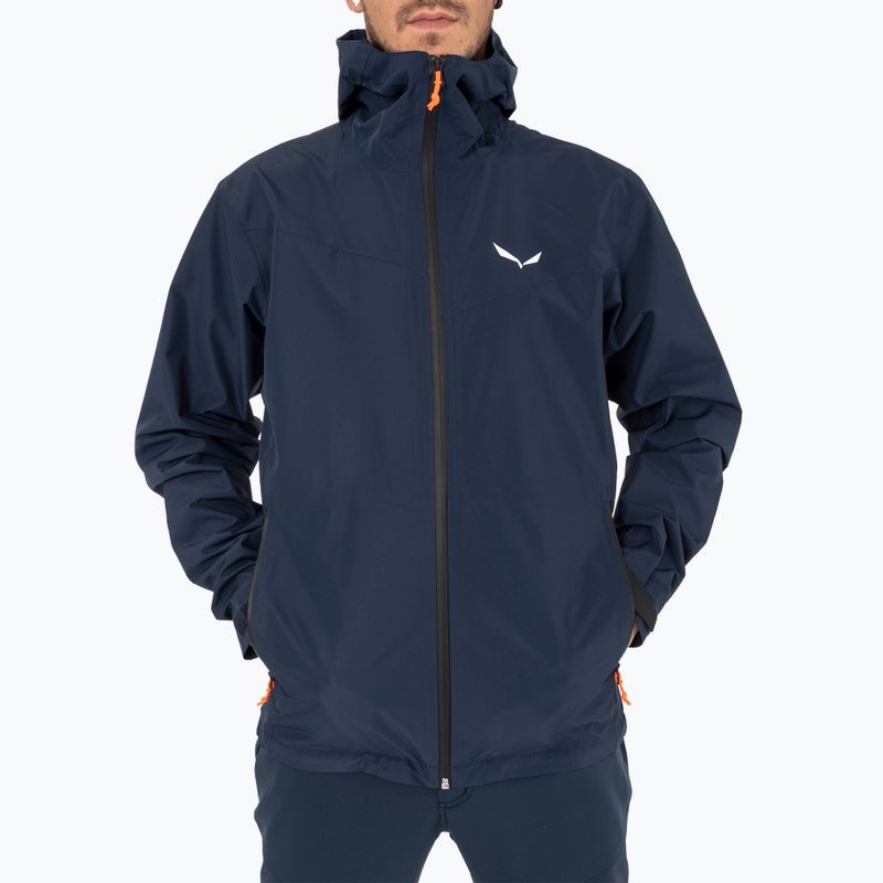 Geacă de ploaie pentru bărbați Salewa Puez Aqua 4 PTX 2.5L navy blazer/0910 4