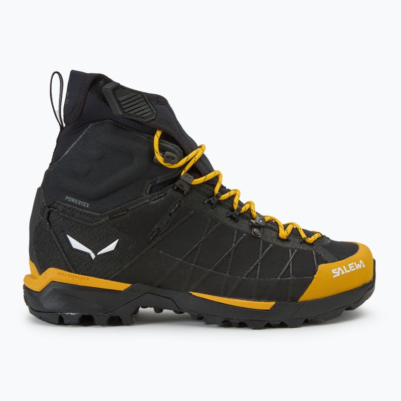 Încălțăminte de trekking pentru bărbați Salewa Ortles Light Mid PTX gold/black 2