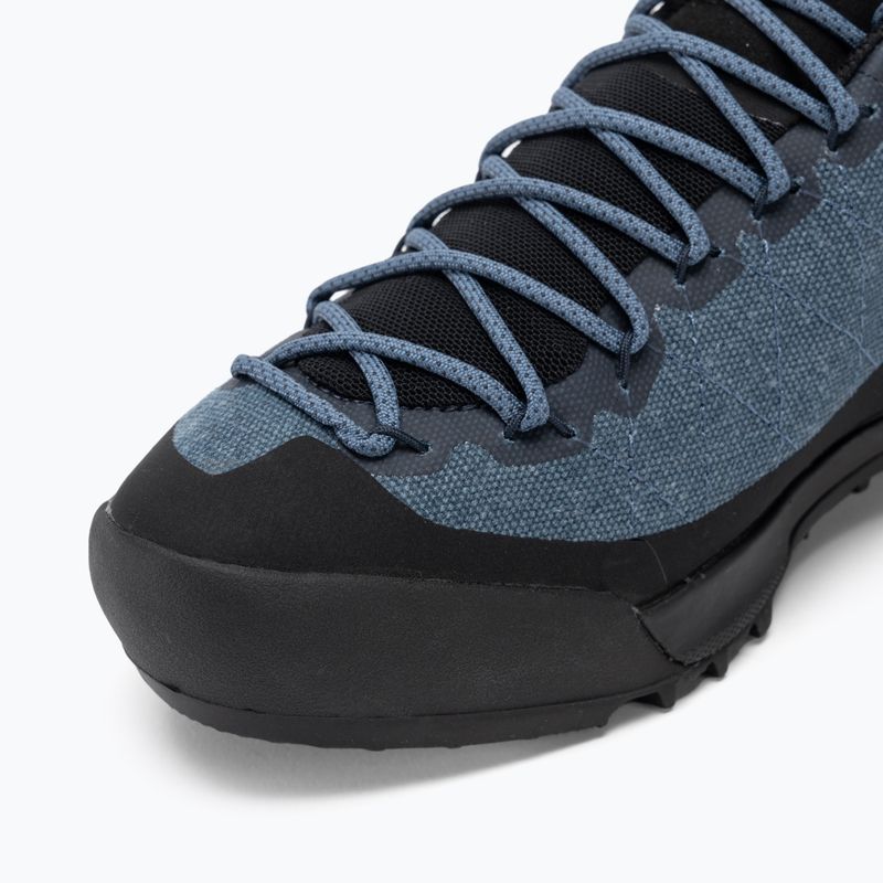 Încălțăminte de turism pentru femei Salewa Wildfire Canvas java blue/black 7