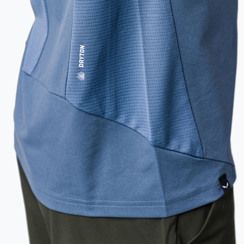 Tricou de trekking pentru bărbați Salewa Pedroc Dry Hyb java blue 7