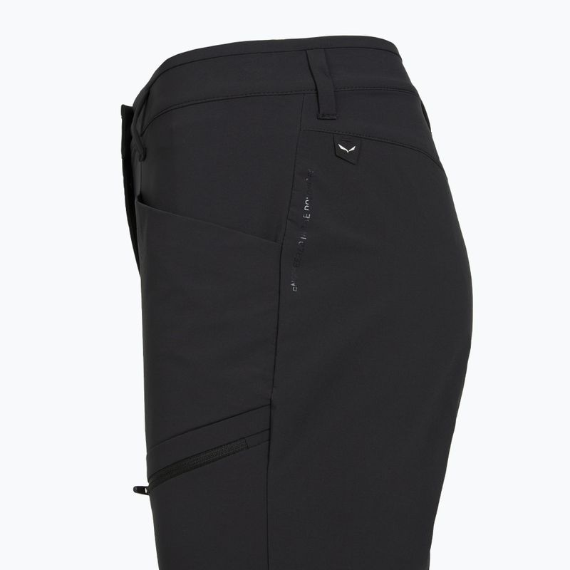 Pantaloni softshell pentru femei Salewa Puez DST Cargo black out 4